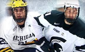 U of M vs. MSU Hockey at Joe Louis Arena