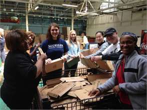 Gleaner's Community Food Bank Volunteer Day